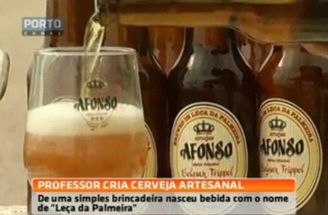 Cerveja com o nome de "Leça da Palmeira"