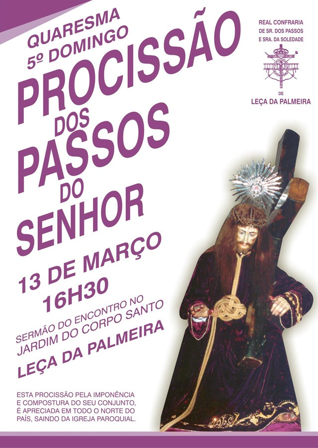 Cartaz Procissão dos Passos