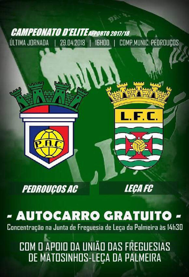 Autocarro para o Pedrouços-Leça FC