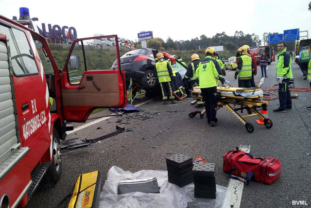 Carro em contramão faz dois feridos graves na A28 (Matosinhos)