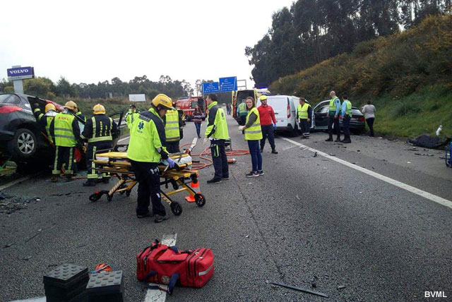 Carro em contramão faz dois feridos graves na A28 (Matosinhos)