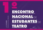 Cartaz Primeiro Encontro Nacional de Estudantes de Teatro (ENET)