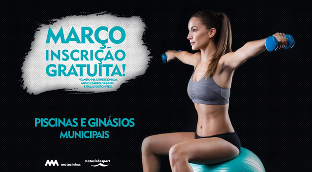 Inscrição gratuita nas piscinas e ginásios municipais de Matosinhos