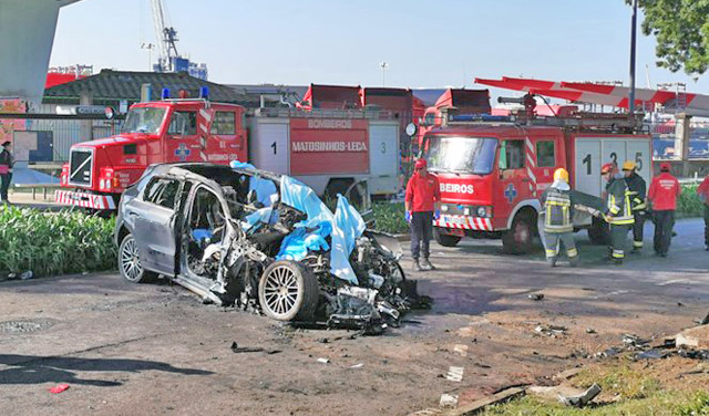 Despiste Porshe Ponte Móvel Leça da Palmeira