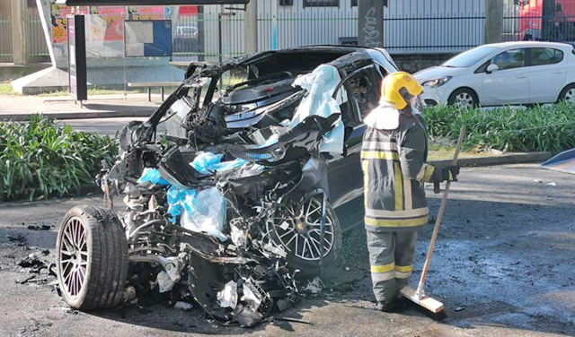 Despiste Porshe Ponte Móvel Leça da Palmeira