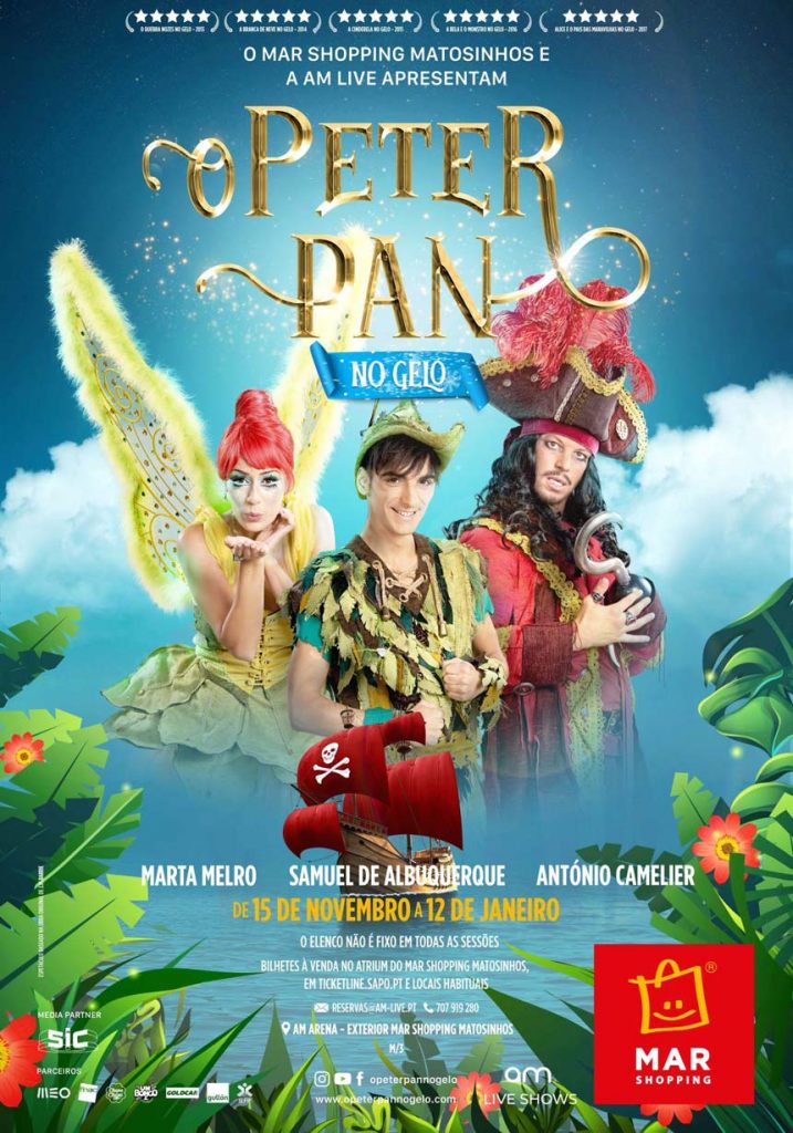 Cartaz Peter Pan no Gelo