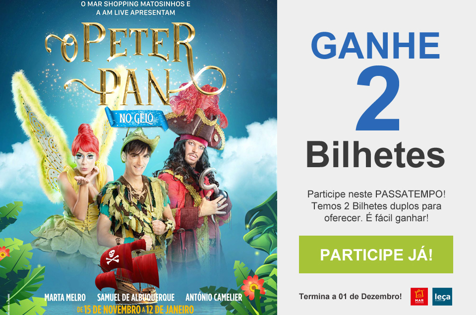 Bilhetes O Peter Pan no Gelo