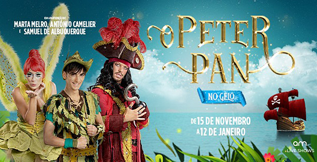 Cartaz O Peter Pan no Gelo