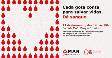 recolha de sangue no MAR Shopping Matosinhos