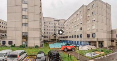 Timelapse construção Unidade de cuidados intensivos Hospital de Matosinhos