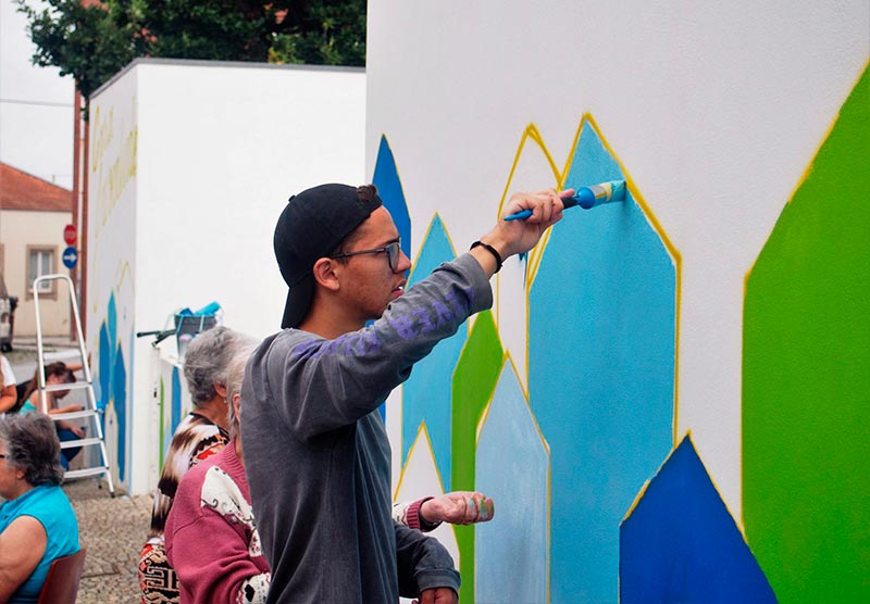 Projeto Mural(iz)art da MatosinhosHabit na Housing Evolutions