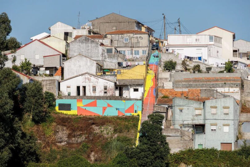 Caminho das Escadinhas no Monte Xisto em Guifões