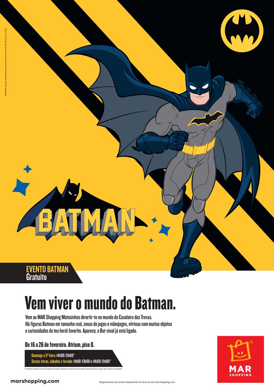 Cidade do Batman instala-se no MAR Shopping Matosinhos