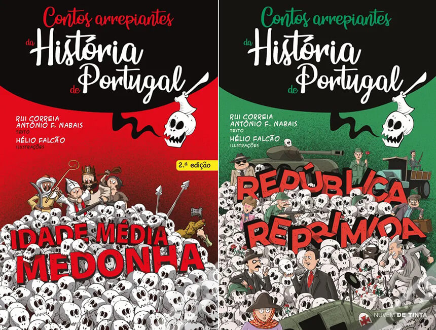 Capa dos Livros da Coleção Contos Arrepiantes