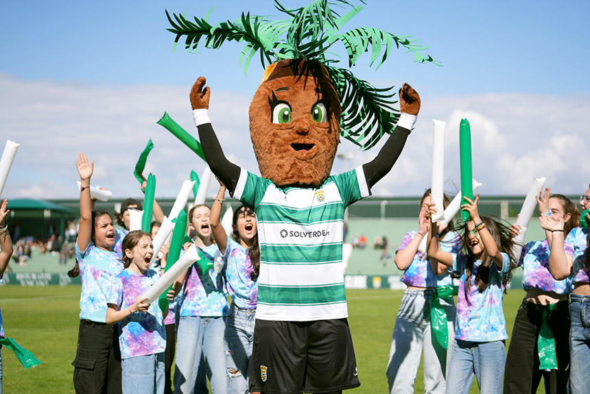 Mascote do Leça FC - Palma