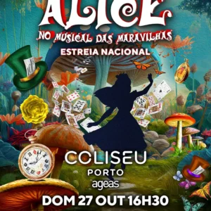 Cartaz “Alice no Musical das Maravilhas”